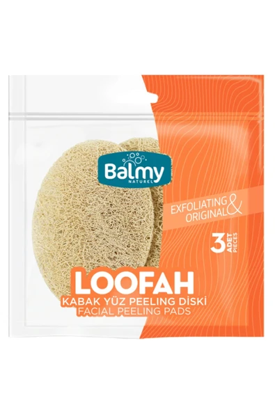 Loofah Yüz Peeling Diski 3'lü ürün görseli 1