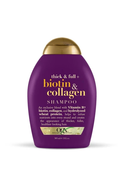Dolgunlaştırıcı Biotin & Collagen Şampuan 385 Ml ürün görseli 1