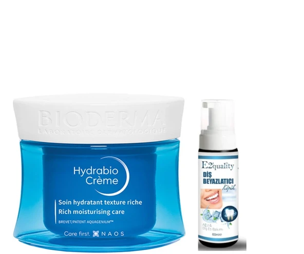 Bioderma Hydrabio Nemlendirici Krem 50 ml- Diş Beyazlatıcı Köpük Hediye ürün görseli 1