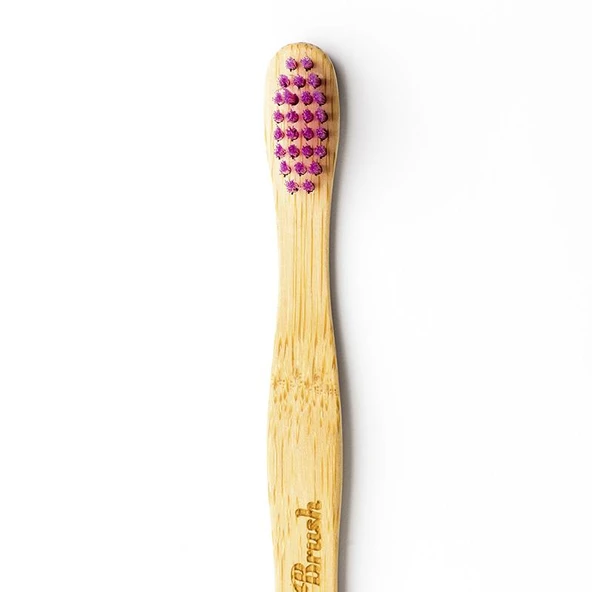 Humble Brush Doğal Yumuşak Çocuklar için Diş Fırçası - Lila ürün görseli 1
