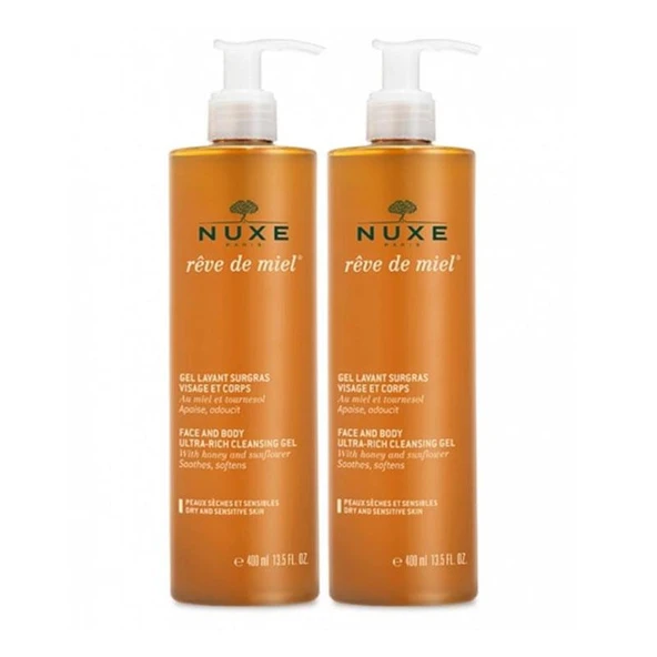 Nuxe Reve De Miel Yüz ve Vücut Yıkama Jeli 400 ml iKİNCİSİ %50 İNDİRİMLİ ürün görseli 1
