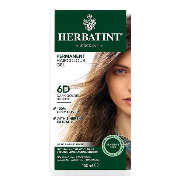 Herbatint Bitkisel Saç Boyası 6D Blond Fonce Dore ürün görseli 1
