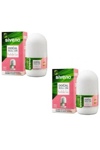 Siveno Tamamen Doğal 2'li Kadın Roll-on Seti 50 ml ürün görseli 1