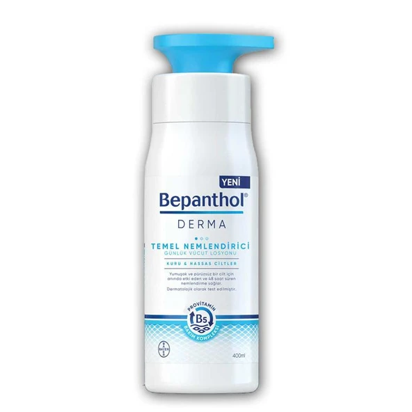 Bepanthol Derma Temel Nemlendirici Kuru Hassas Ciltler Losyon 400 ml ürün görseli 1