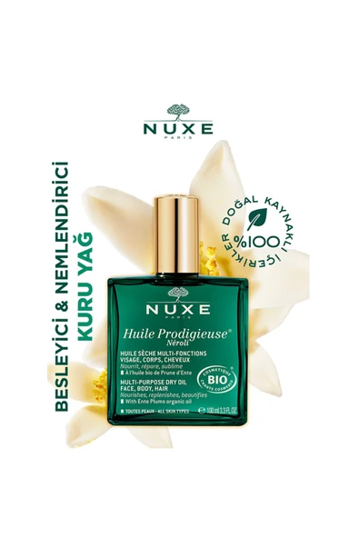 Huile Prodigieuse Neroli Besleyici Çok Amaçlı Kuru Yağ 100 Ml Kuru Ciltler ürün görseli 1