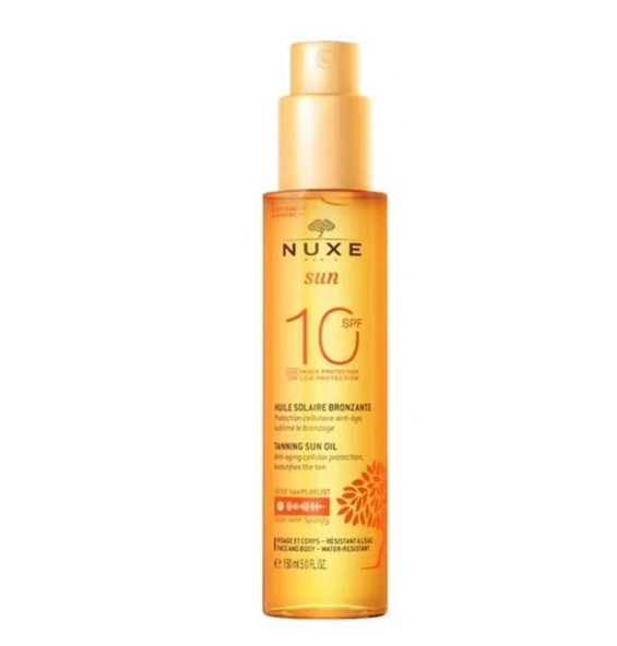 Nuxe Sun Bronzlaştırıcı Yüz ve Vücut Yağı Spf10 150ml ürün görseli 1