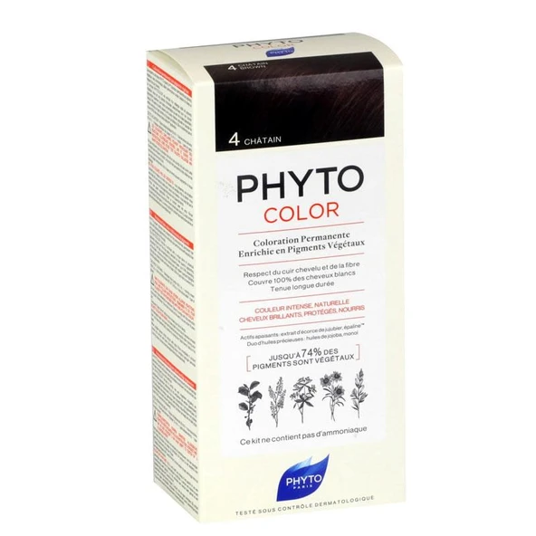 Phyto Phytocolor Bitkisel Saç Boyası - 4 Kestane ürün görseli 1