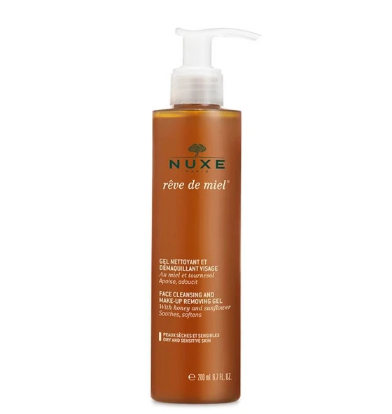 Nuxe Reve De Miel Face Cleansing And Make Up Removing Gel 200ml ürün görseli 1