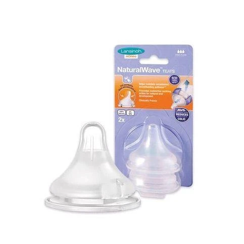 Lansinoh Natural Wave Biberon Emziği - Hızlı Akış 2 Adet ürün görseli 1
