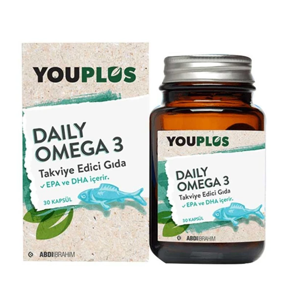 Youplus Daily Omega 3 Takviye Edici Gıda 30 Kapsül ürün görseli 1