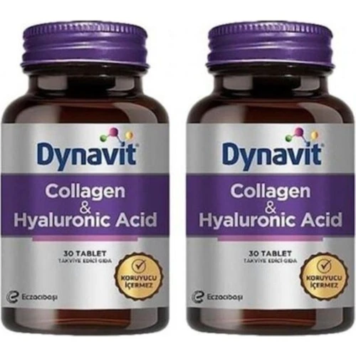 Dynavit Collagen Hyaluronic Acid 30 Tablet 2 Adet ürün görseli 1