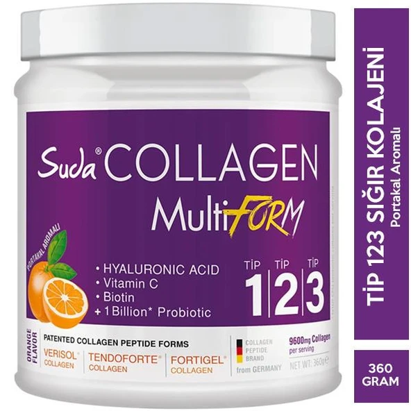 Suda Collagen Multiform Portakal Aromalı 360 gr ürün görseli 1