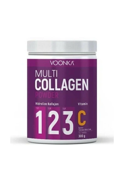 Voonka Multi Kolajen Powder C Vitamini 300 gr ürün görseli 1