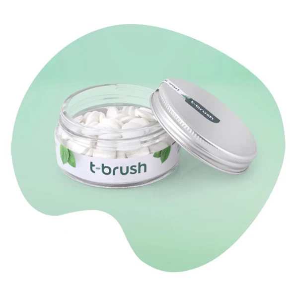 T-Brush Nane Aromalı Florürlü Diş Macunu 90 Tablet ürün görseli 1