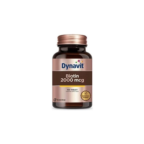 Dynavit Biotin 2000 Mcg 100 Tablet  (  1  Adet  ) ürün görseli 1