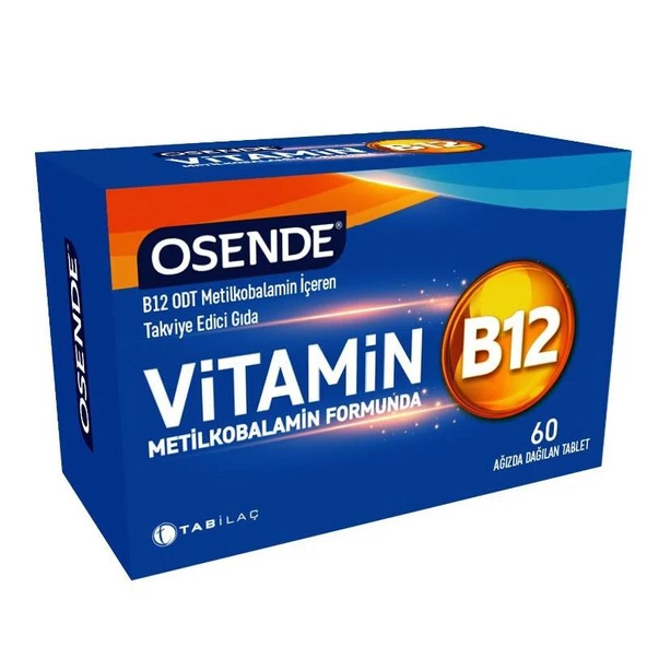 Osende Metilkobalamin B12 60 Tablet ürün görseli 1
