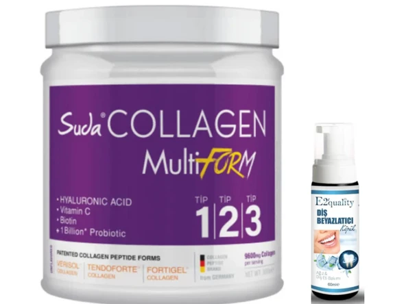Suda Collagen Multiform 300 gr - Diş Beyazlatıcı Köpük Hediye ürün görseli 1