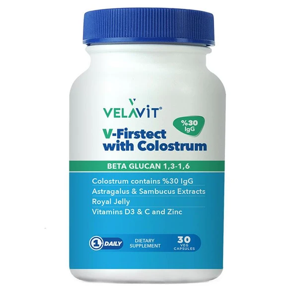Velavit V-Firstect with Colostrum 30 Kapsül ürün görseli 1