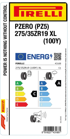 PİRELLİ 275/35R19 100Y XL PZERO (PZ5) - Resim 2