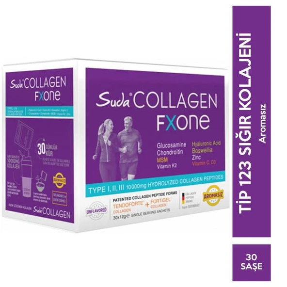 Suda Collagen Fxone Aromasız 12 gr x 30 Saşe ürün görseli 1