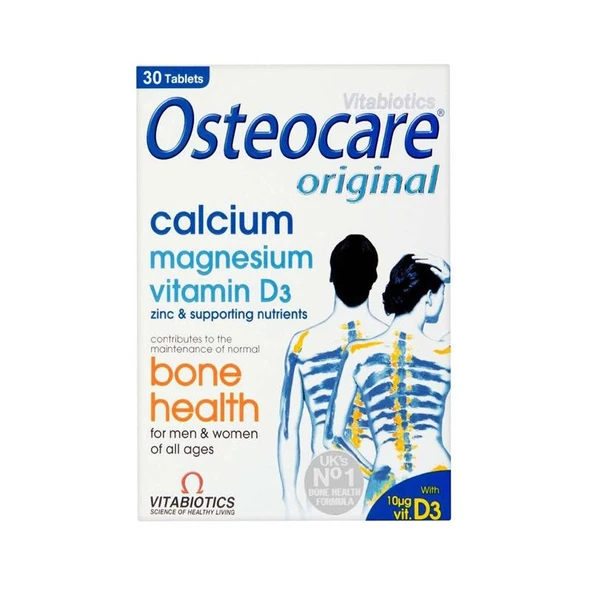 Osteocare Original Calcium 30 Tablets ürün görseli 1