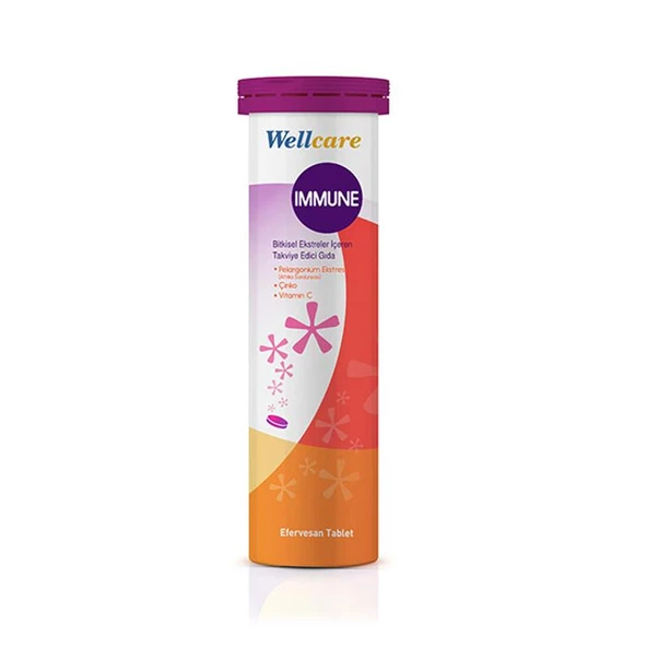 Wellcare Immune Efervesan 15 Tablet ürün görseli 1