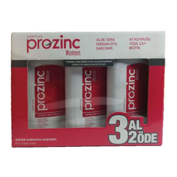 Prozinc İşlem Görmüş Saçlar için Şampuan 300 ml | 3 AL 2 ÖDE ürün görseli 1