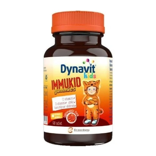 Dynavit Kids Immukid Gummies 60 Adet Çiğnenebilir Form ürün görseli 1