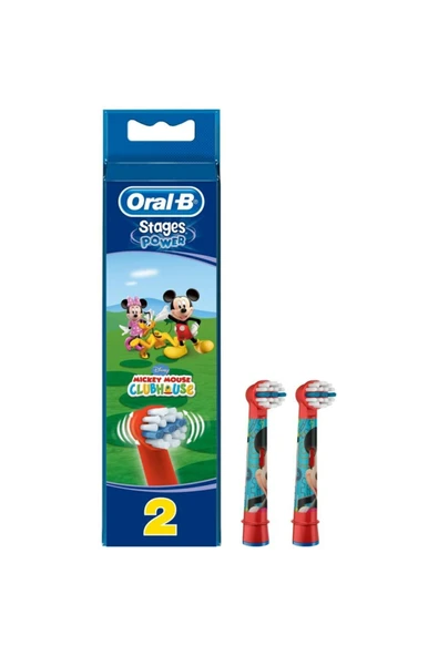 Oral-b Çocuklar İçin Mickey Mouse Diş Fırçası Yedek Başlığı 2 Adet ürün görseli 1