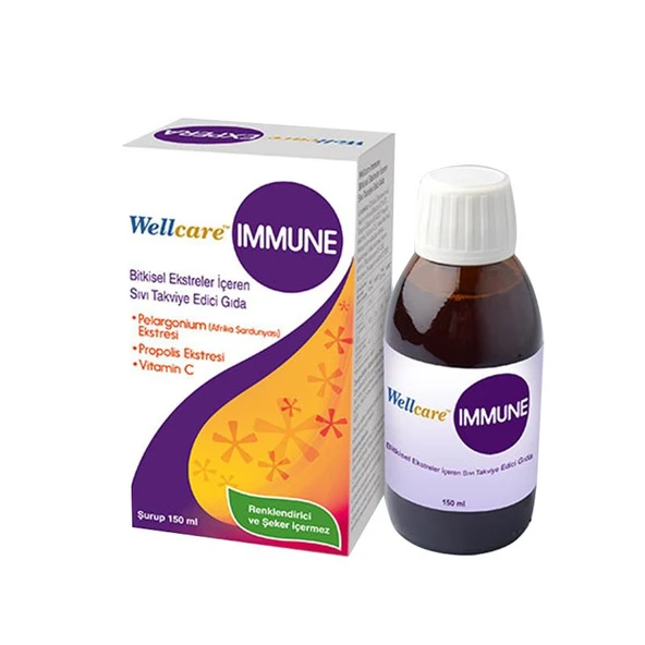 Wellcare Immune Sıvı 150 ml ürün görseli 1