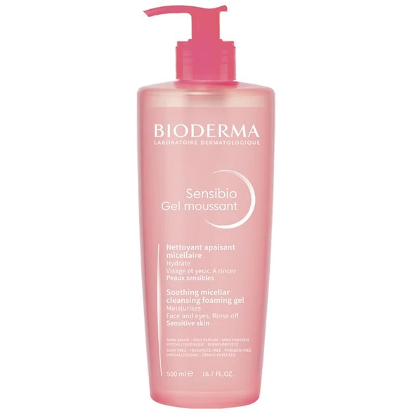 Bioderma Sensibio Foaming Cilt Temizleme Jeli 500 ml ürün görseli 1