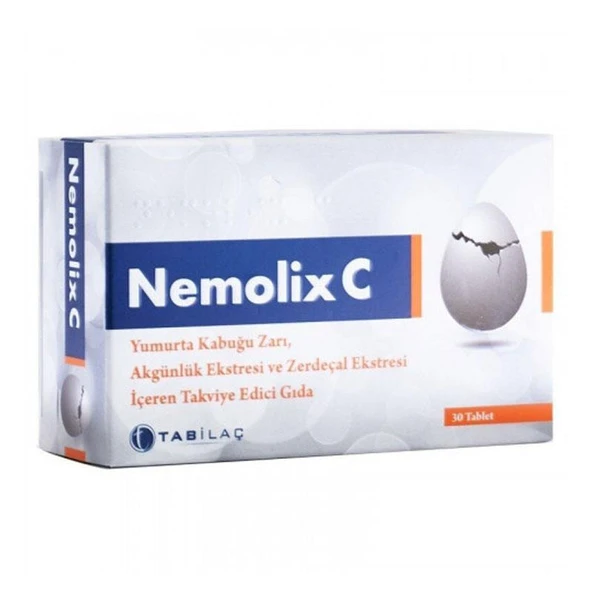 Nemolix C Takviye Edici Gıda 30 Tablet ürün görseli 1