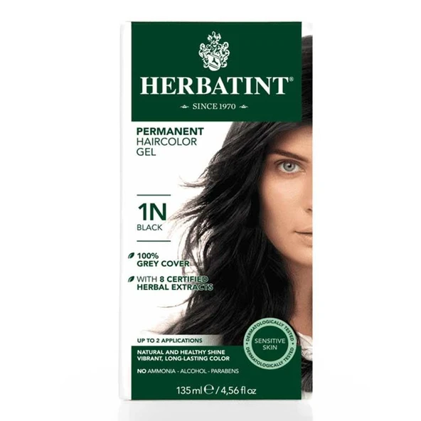 Herbatint Bitkisel Saç Boyası 1N Noir - Siyah ürün görseli 1