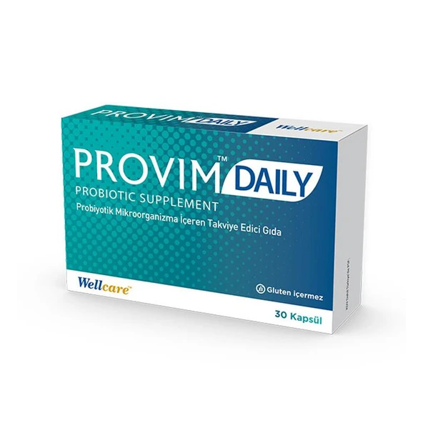 Wellcare Provim Daily Probiyotik 30 Kapsül ürün görseli 1