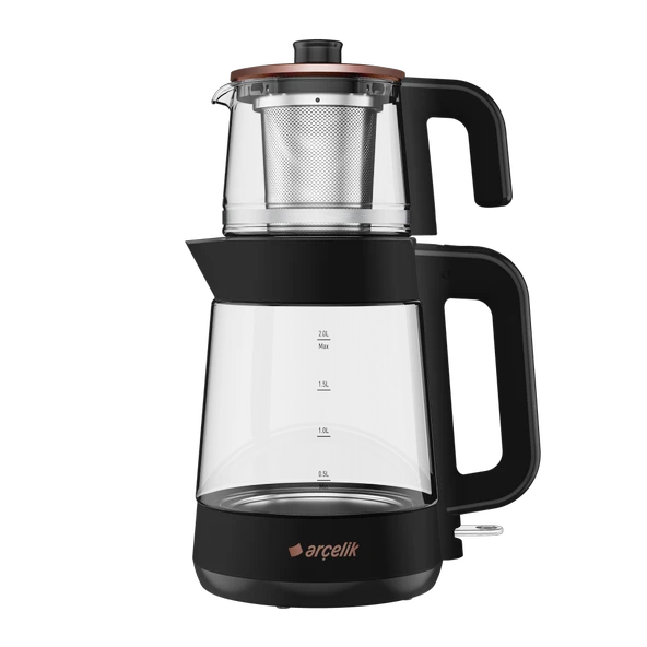Arçelik CM 6964 S Resital Siyah 1900 W Cam Çay Makinesi ürün görseli 1