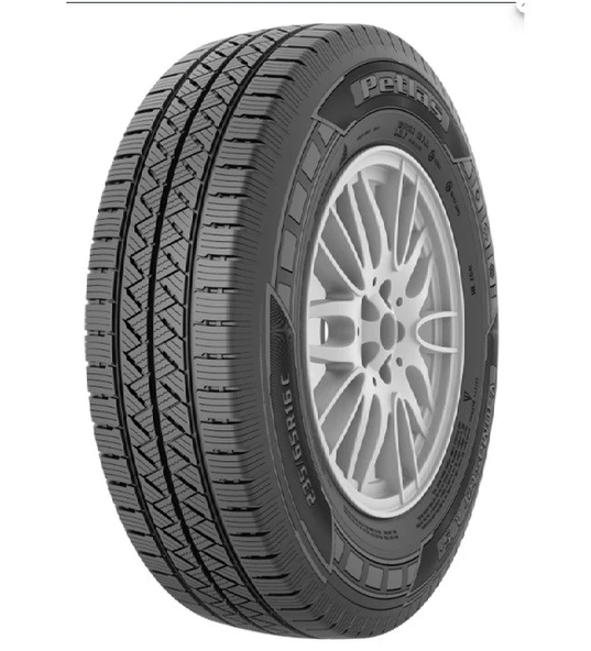 Petlas195 R14 C TL 106/104R 8PR VANMASTER + A/S Kamyonet Dört Mevsim Lastiği (Üretim Tarihi:2025) ürün görseli 1