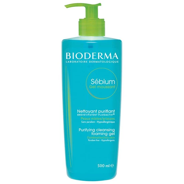 Bioderma Sebium Foaming Cilt Temizleme Jeli 500 ml ürün görseli 1