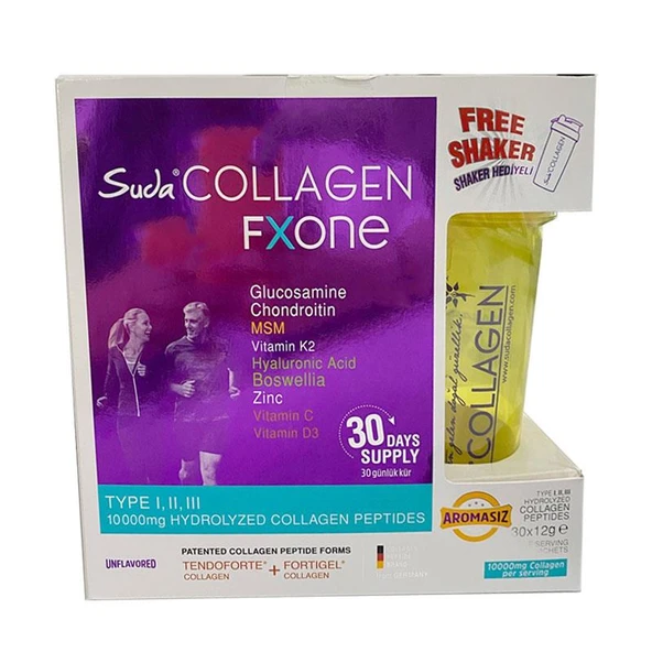 Suda Collagen Fxone Aromasız Takviye Edici Gıda 30 x 12 gr ürün görseli 1
