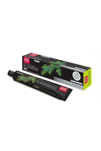 Splat Blackwood Siyah Diş Macunu 75 ml Güçlü Beyazlatma ürün görseli 1