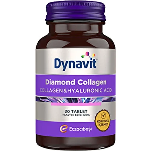 Dynavit Diamond Collagen ve Hyaluronic Acid 30 Tablet  (  1  Adet  ) ürün görseli 1