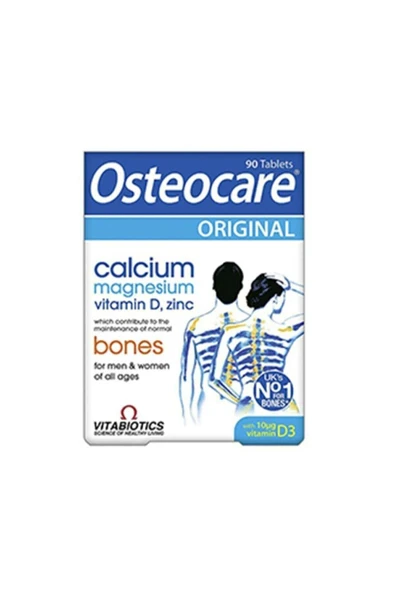 Osteocare Original 90 Tablet Kalsiyum Magnezyum D Vitamini Çinko ürün görseli 1