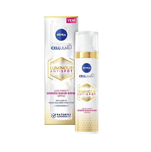 Nivea Cellular Luminous630 Leke Kremi SPF50  Gündüz 40ml ürün görseli 1