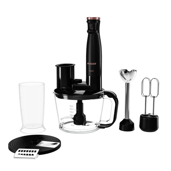 Arçelik RHB 6050 S Resital Siyah 1500 W Blender Seti - Resim 3