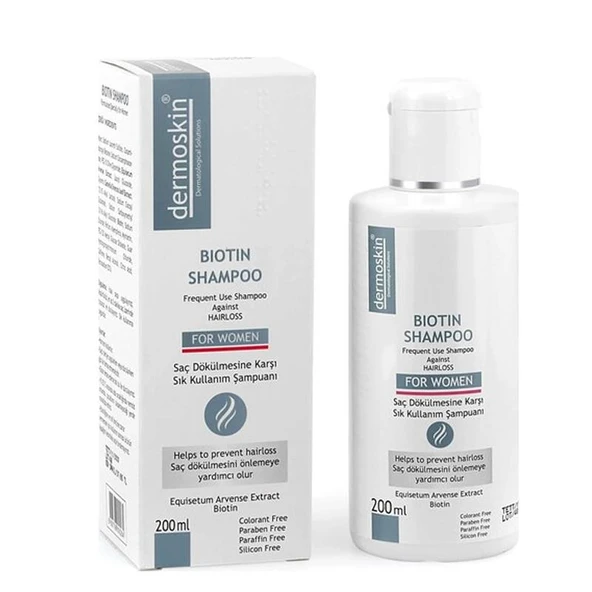 Dermoskin Biotin Shampoo For Women 200ml ürün görseli 1