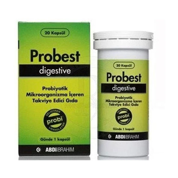 Probest Digestive Probiyotik 20 Kapsül ürün görseli 1