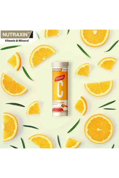 Nutraxin Vitamin C 28 Çiğneme Tableti + Hap Kutusu - Resim 3