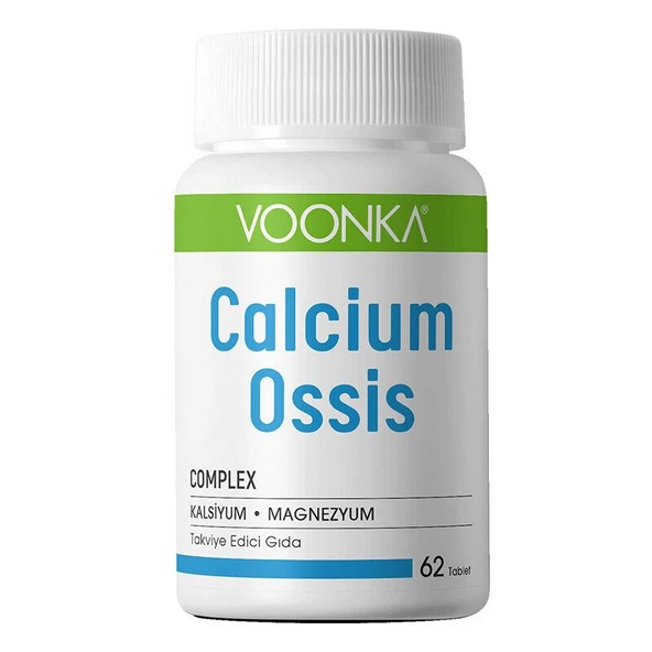 Voonka Calcium Ossis 62 Tablet Kalsiyum Takviyesi - Diş Beyazlatıcı Köpük Hediye ürün görseli 1