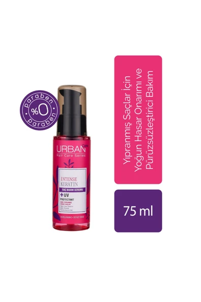 Intense Keratin Anti Frizz Smoothing Silky Hair Serum 75 Ml ,,,,serum019 ürün görseli 1