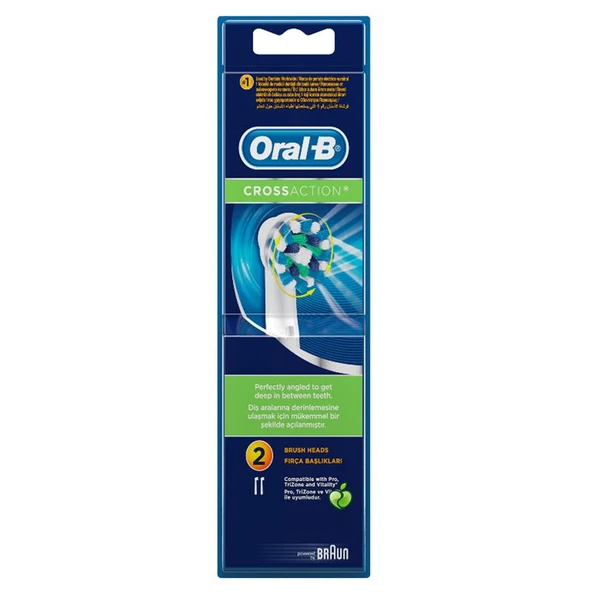 Oral-b Cross Action Diş Fırçası Yedek Başlığı 2 Adet ürün görseli 1