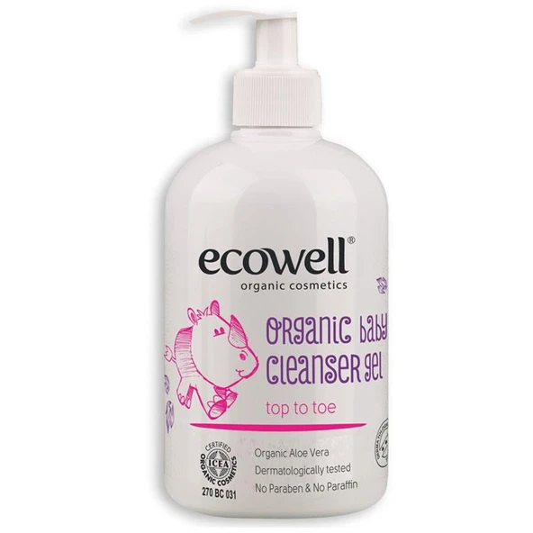 Ecowell Organik Bebek Temizleme Jeli 500 ml ürün görseli 1